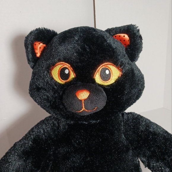 Build-A-Bear Workshop MIDNIGHT SPARKLE CAT Halloween Plush Stuffed Animal - Picture 3 of 7